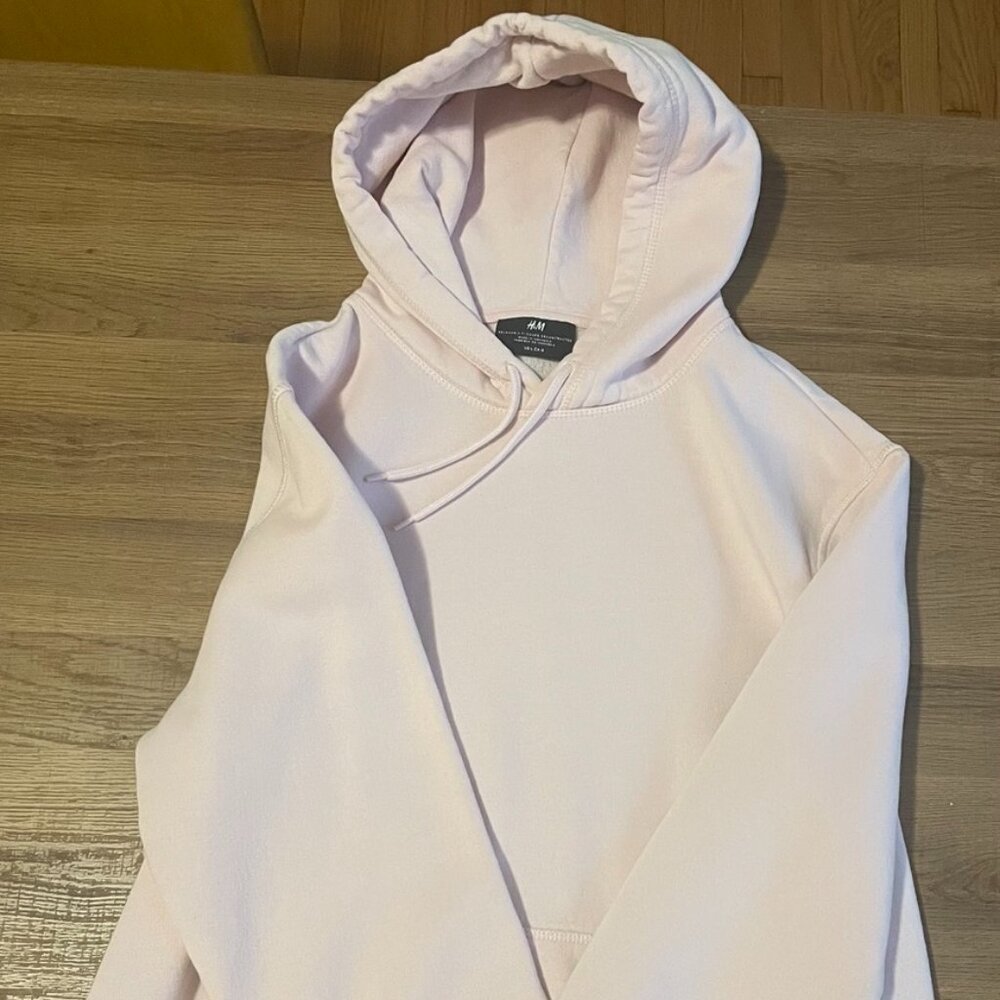 H&M Pink Men's Hoodie Large
